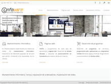 Tablet Screenshot of infoware.es